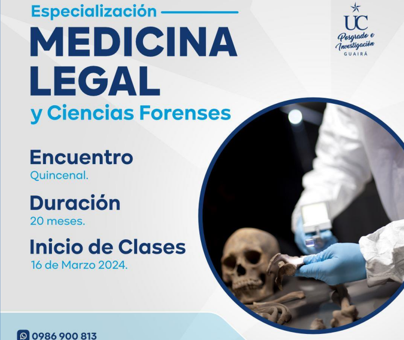 Especialización En Medicina Legal Y Ciencias Forenses